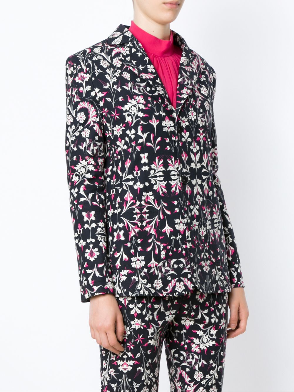 фото Reinaldo Lourenço floral print blazer