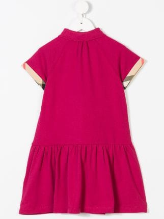 burberry polo shirt kids pink