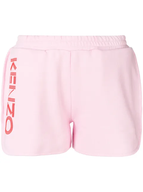 Kenzo logo print track shorts