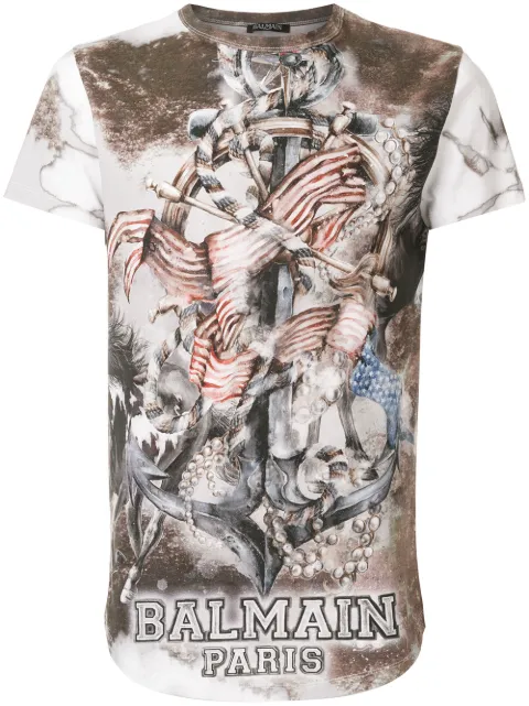 T Ss18 Online Balmain Fast Printed Shop Shirt287 DeliveryPrice wkOXTulZiP