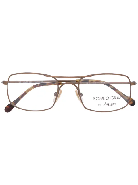 Monture Farfetch Lunettes Romeo Gigli Vintage À Carrée kPZiXu
