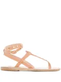 Ancient Greek Sandals studded T-bar sandals - Neutrals