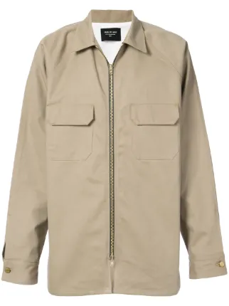 zip front shirt jacket