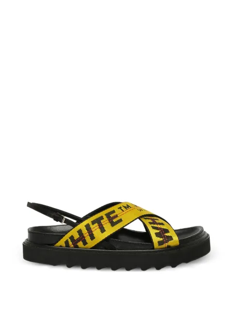 Off-White Black Industrial Belt Leather Sandals