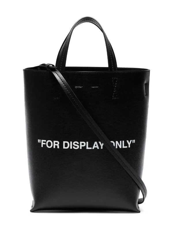 off white leather tote
