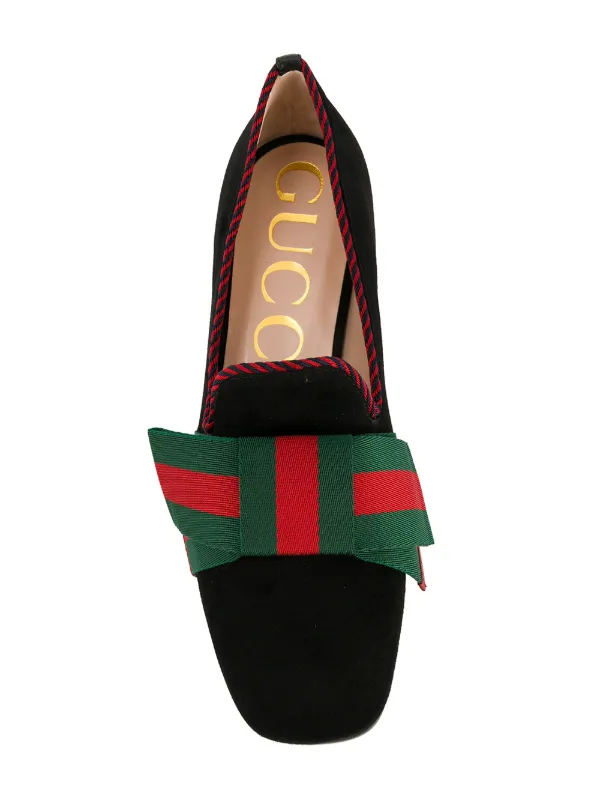 gucci slippers with bow