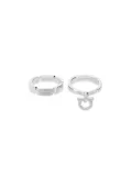 Ferragamo Gancio ring - Metallic