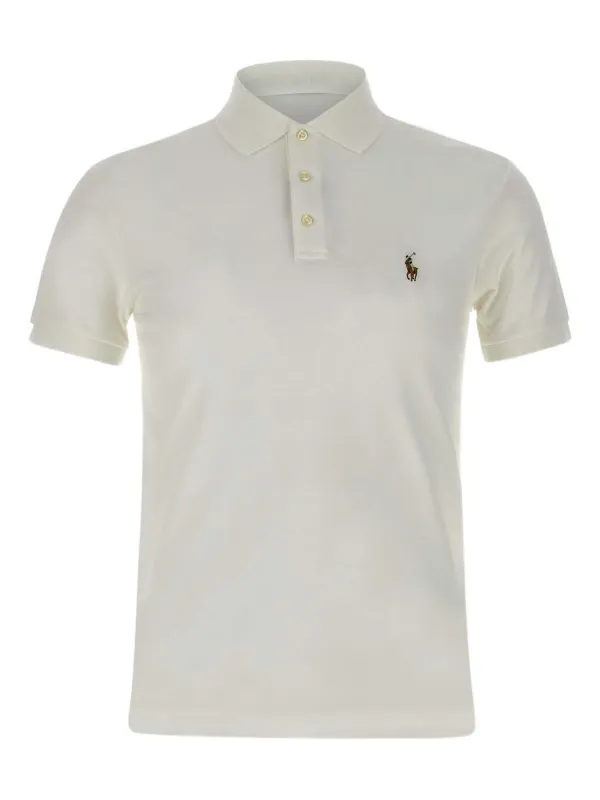 Polo Ralph Lauren Polo Pony-embroidered Polo Shirt White FARFETCH PH