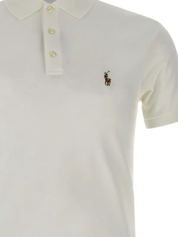 Polo Ralph Lauren Camisa Polo Com Logo | Branco | FARFETCH BR