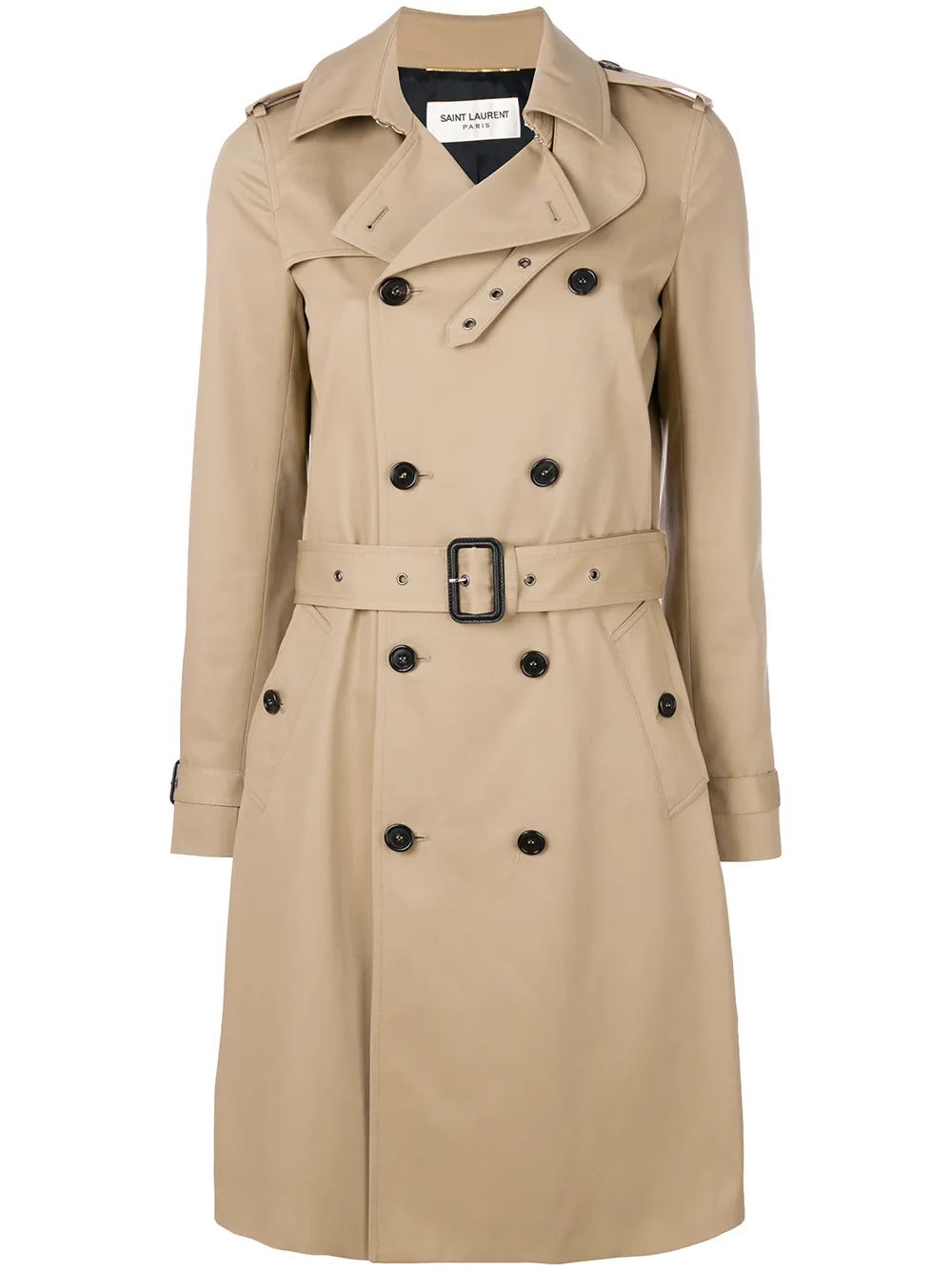 Image 1 of Saint Laurent belted classic trench coat