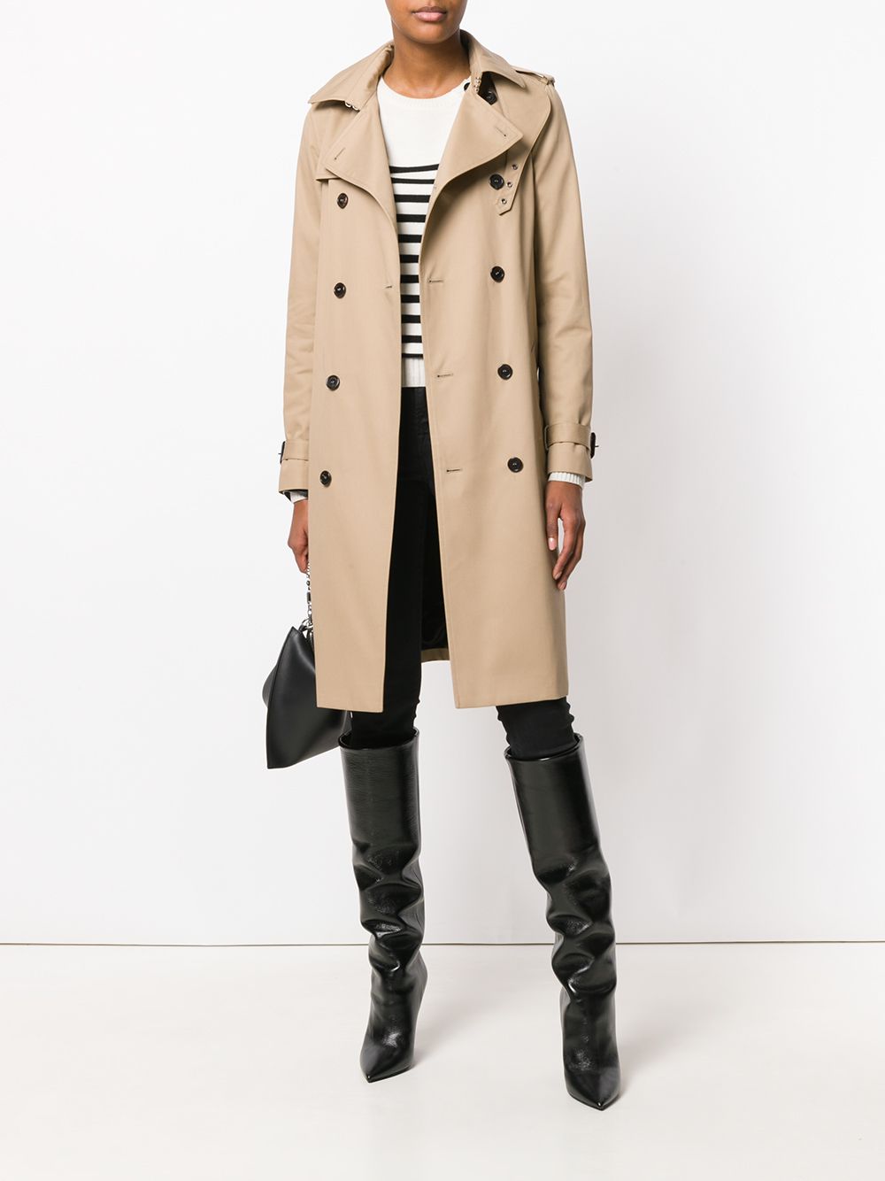 Image 2 of Saint Laurent belted classic trench coat