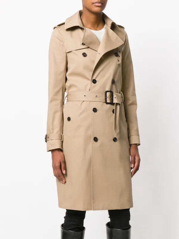 Saint Laurent Belted Classic Trench Coat - Farfetch