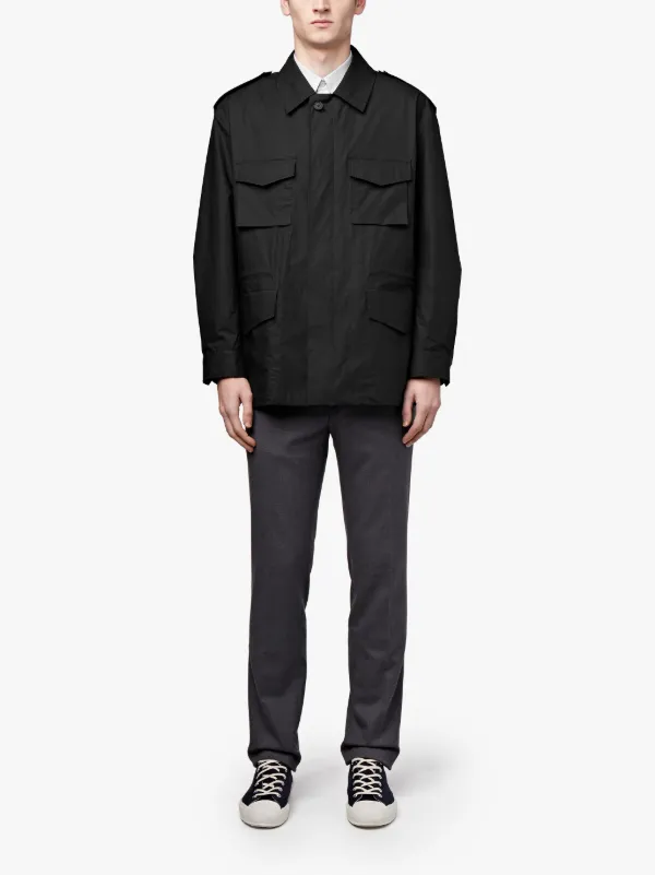 Black Cotton Field Jacket | Mackintosh