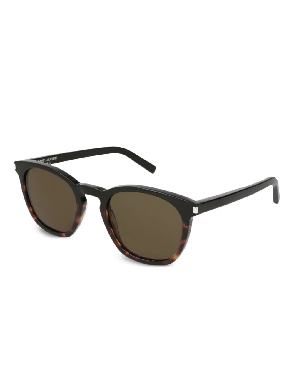 Saint Laurent Eyewear tortoiseshell-effect sunglasses | Black | Image 1