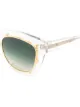 Robert La Roche gafas de sol con montura cuadrada transparente