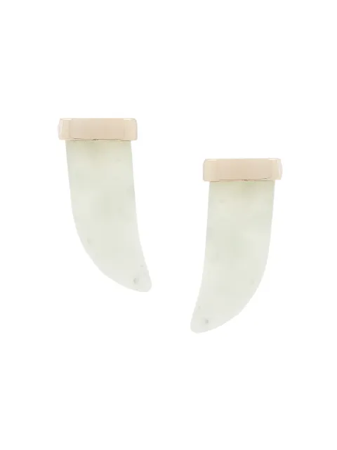Iosselliani Elegua horn earrings