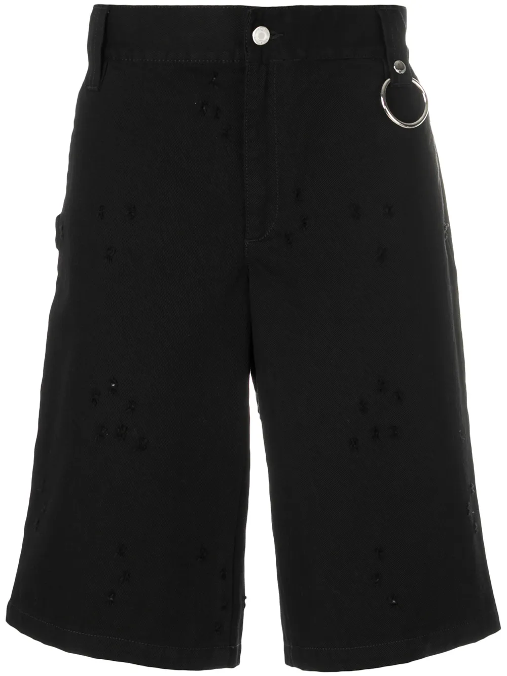Givenchy distressed effect Bermuda shorts | Black | Image 1