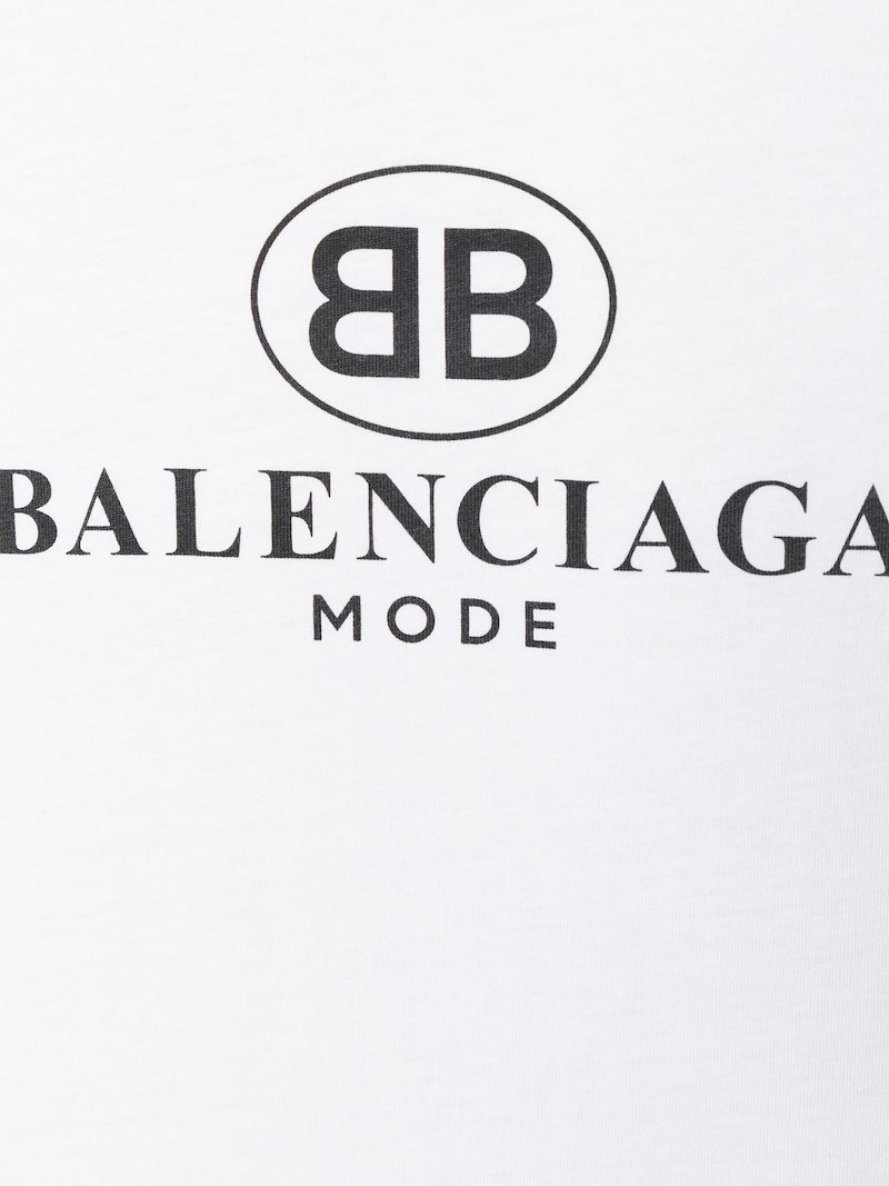 Ultimate svinge farmaceut Balenciaga BB logo T-shirt white | MODES