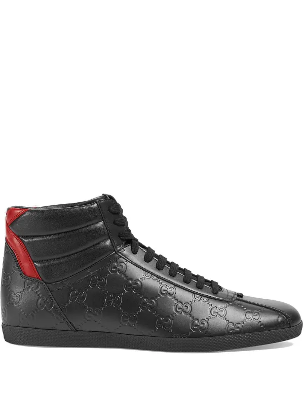 Gucci signature high top sneakers Clearance