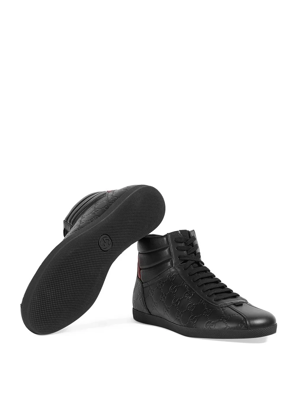 C22 signature discount high top sneaker