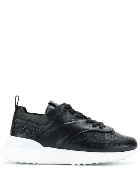 Tod's panelled lace-up sneakers