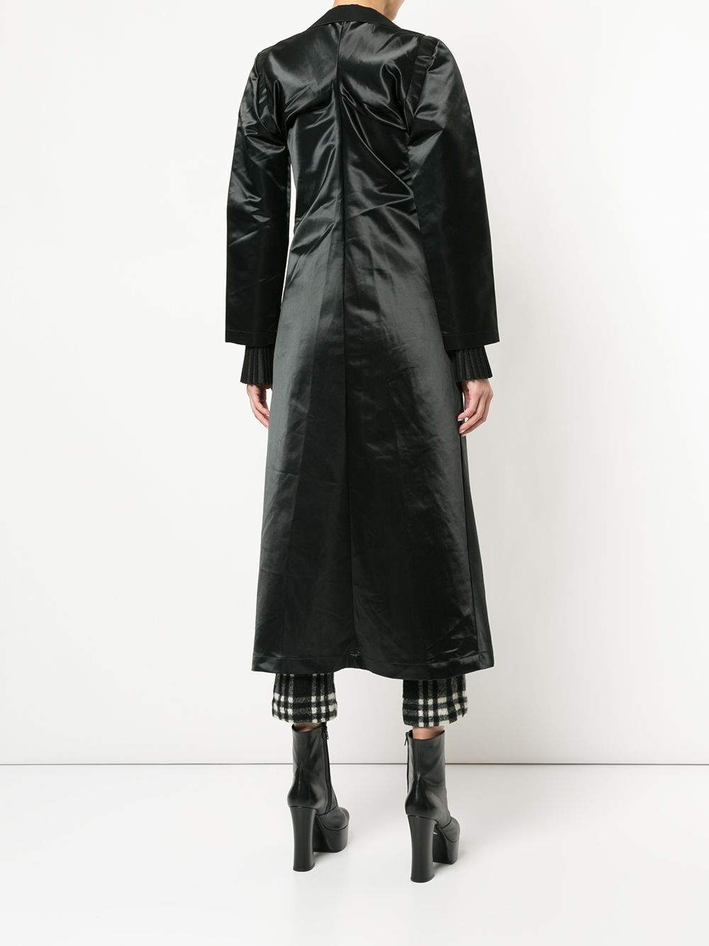 фото Junya watanabe comme des garçons pre-owned длинное пальто с панельным дизайном