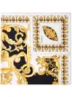 Afbeelding 1 van Versace Multi Baroque Print Silk Foulard Scarf