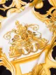 Versace Multi Baroque Print Silk Foulard Scarf