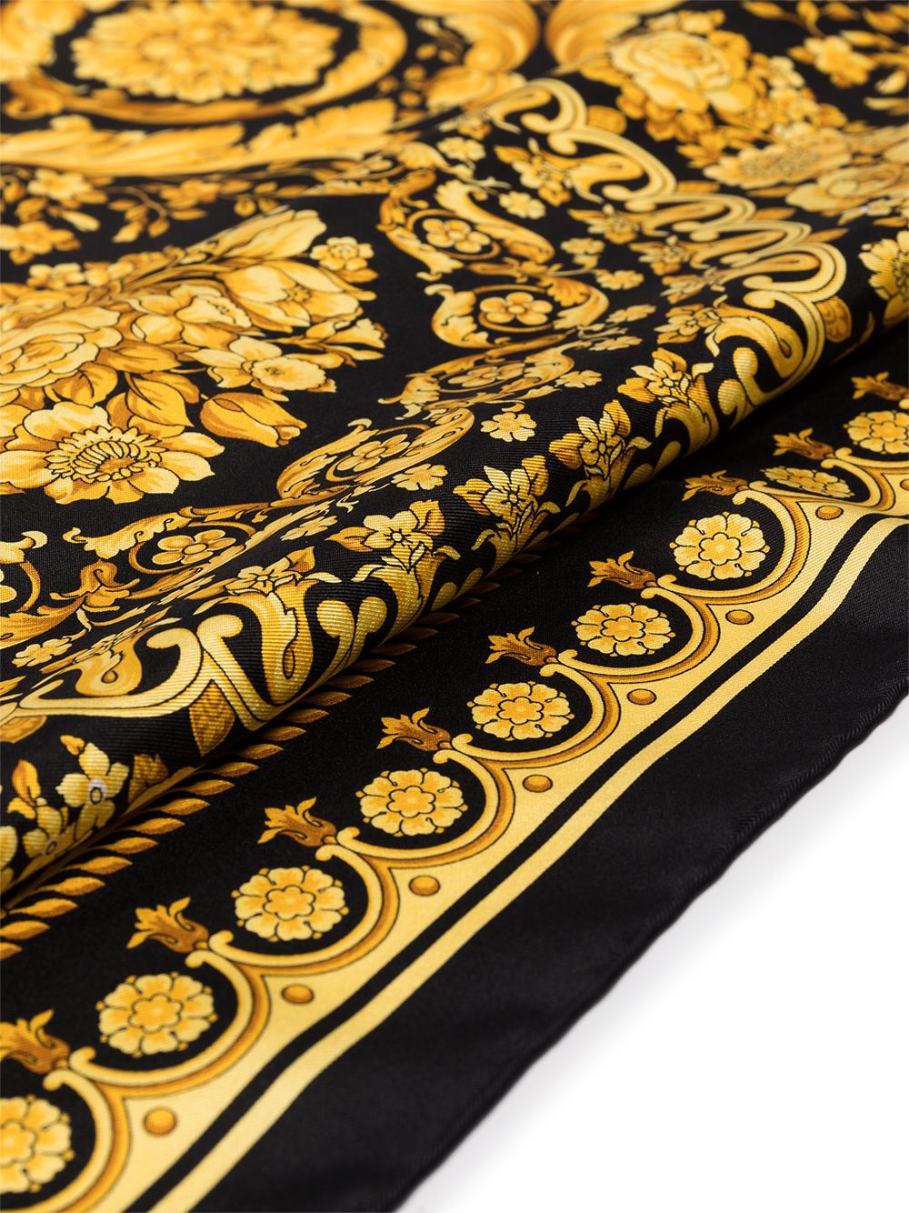 фото Versace шелковый платок с принтом