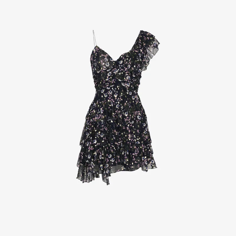 ISABEL MARANT ISABEL MARANT SILK MANDA FLORAL PRINT MINI DRESS,RO112618E020I12572477