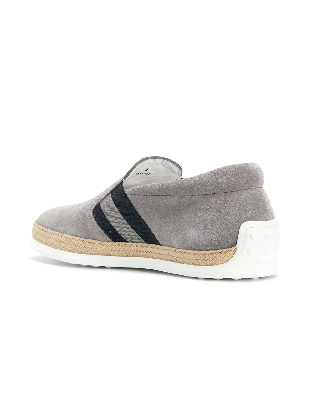 Tod's instap-espadrilles Grijs