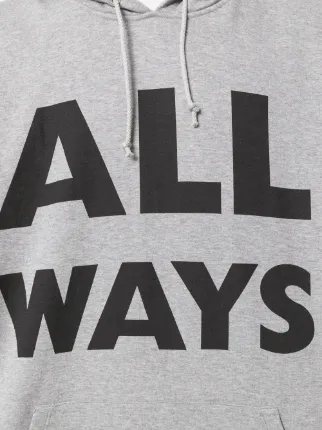 ALL WAYS print hoodie展示图