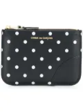 Comme Des Garçons Wallet polka-dot logo pouch - Black
