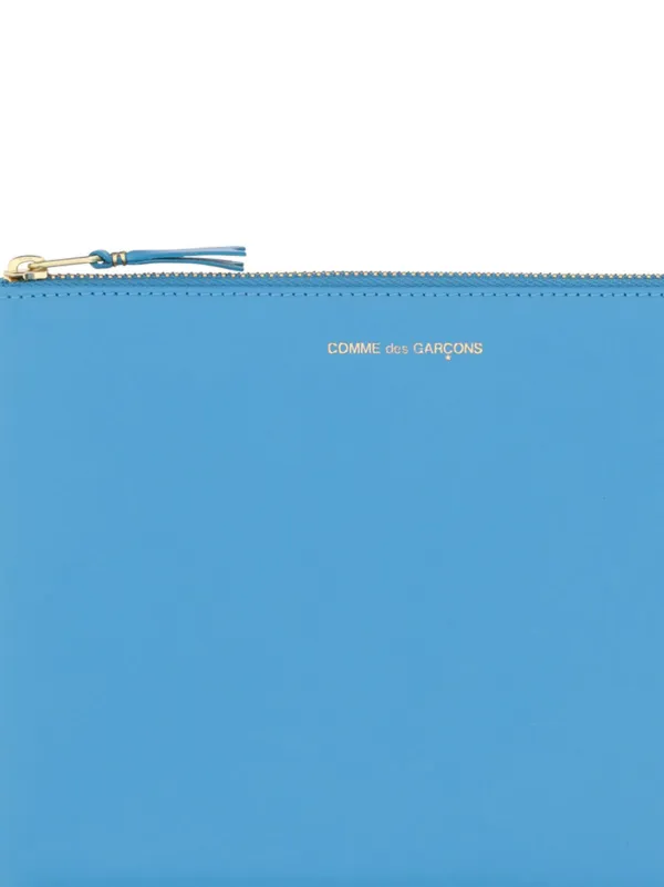 Comme Des Garçons Wallet Colour Plain クラッチバッグ | ブルー