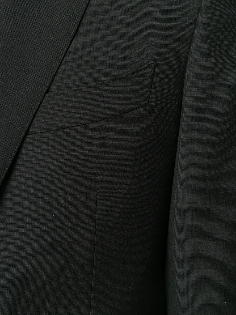 Dell'oglio slim-fit jas Zwart