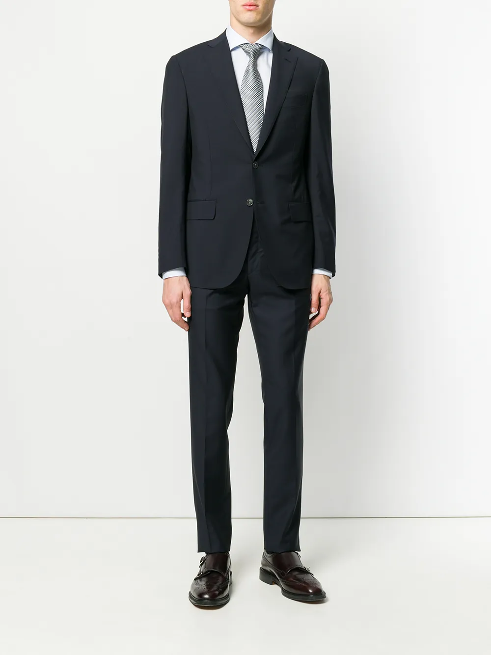 Dell'oglio broek met rechte pijpen - Blauw