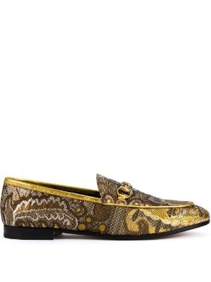 gucci brocade loafers