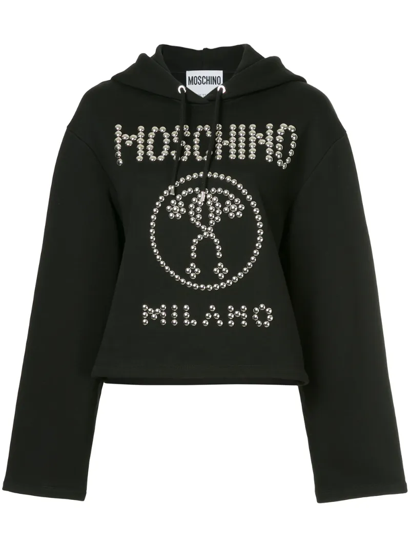 толстовка с заклепками  Moschino