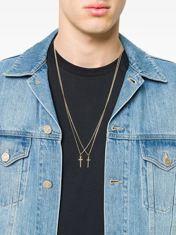 Dsquared2 ディースクエアード ダブルクロス ネックレス - FARFETCH