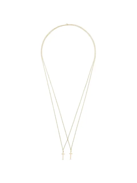 DSQUARED2 double-cross necklace