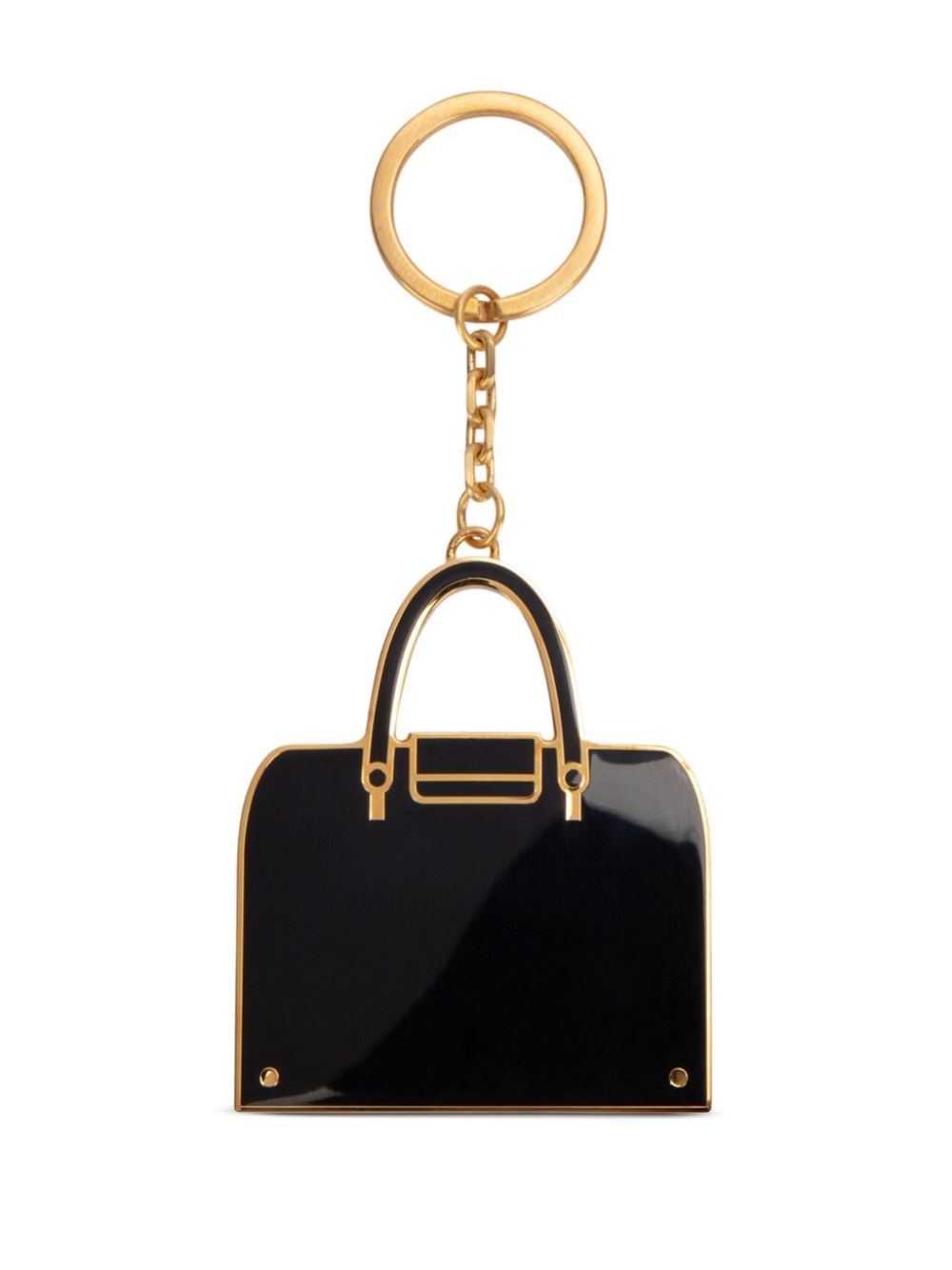 Thom Browne handbag keyring - Zwart