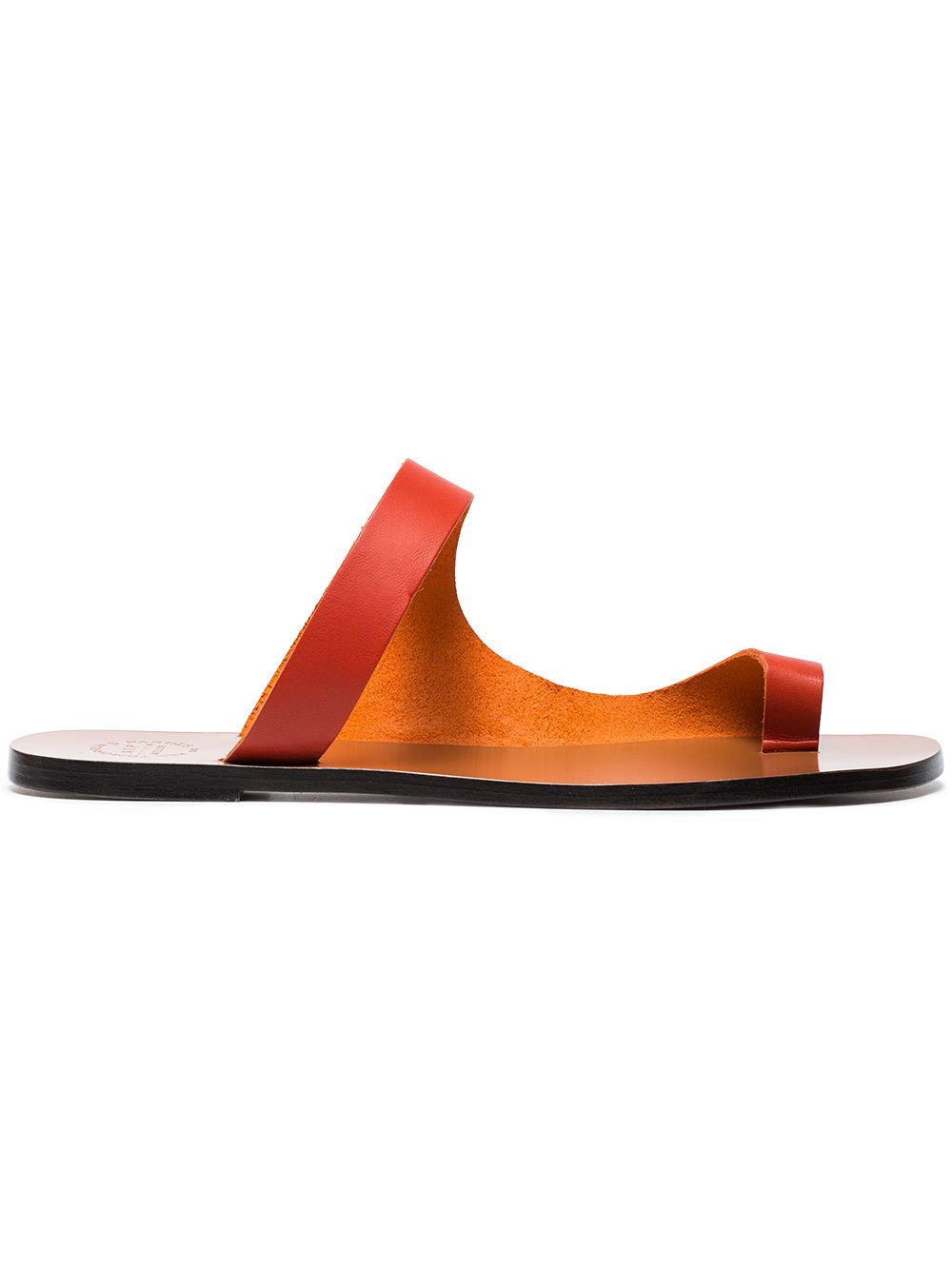 фото Atp Atelier Lava Red Dina Vacchetta Leather Sandals