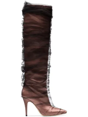White jimmy choo boots online