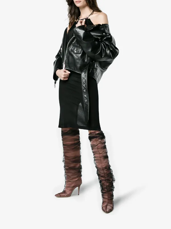 White discount satin boots