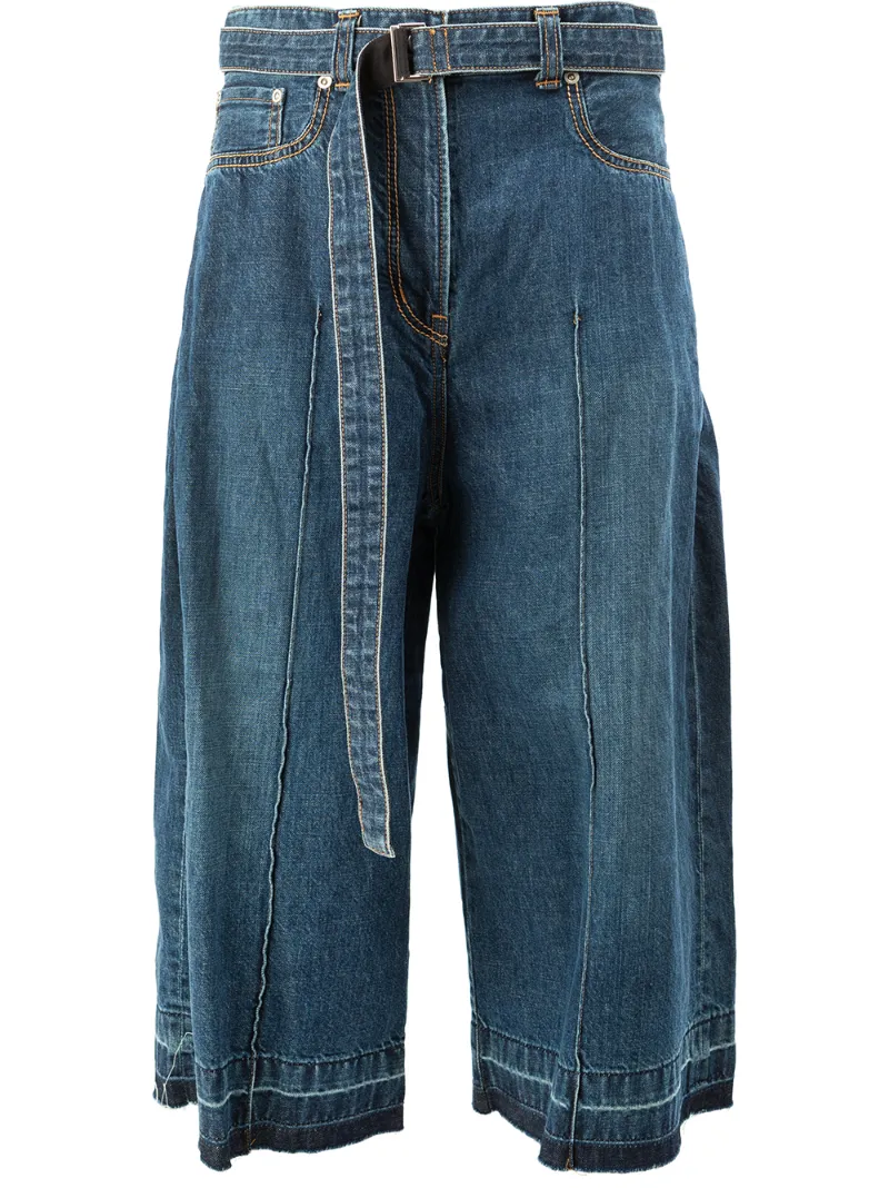 джинсовые кюлоты Sacai