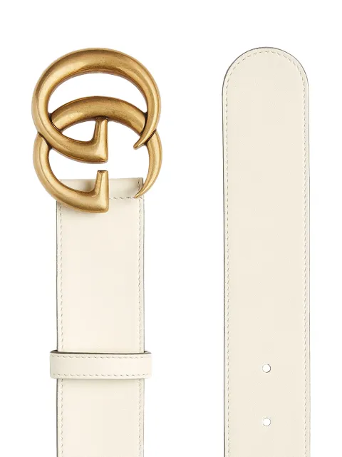 White double g gucci belt Clearance