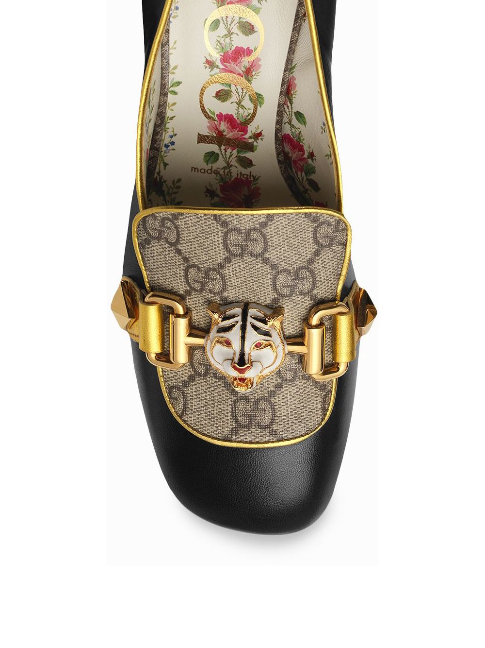 фото Gucci туфли-лодочки с узором GG Supreme