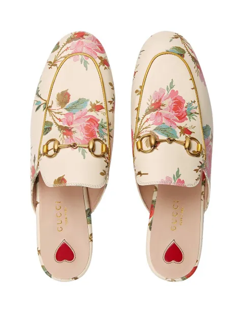 gucci rose slippers