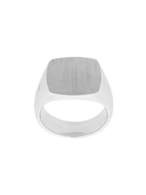 Tom Wood Cushion Satin Signet Ring - Farfetch