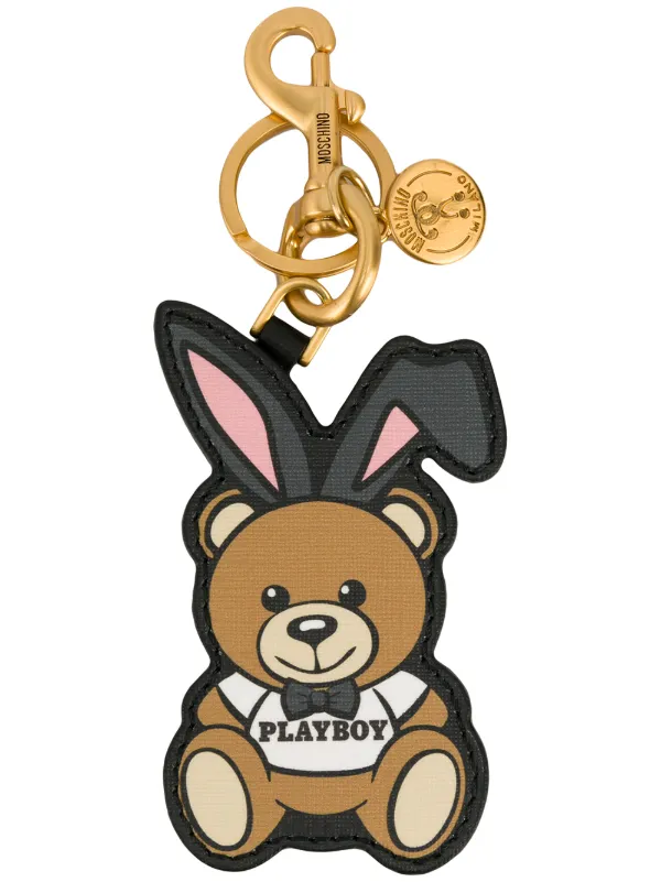 moschino bear keychain